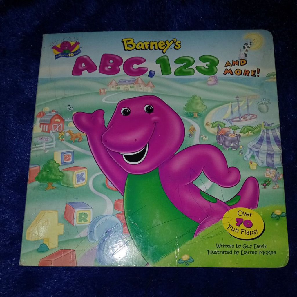 buku barney's ABC, 123 and more