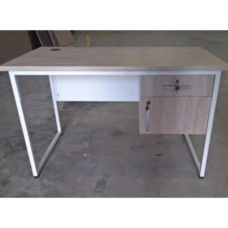 Meja Kaki Besi Minimalis / Meja Belajar Kaki Besi / Meja Kantor Kaki Besi / Meja Kerja Kaki Besi / M