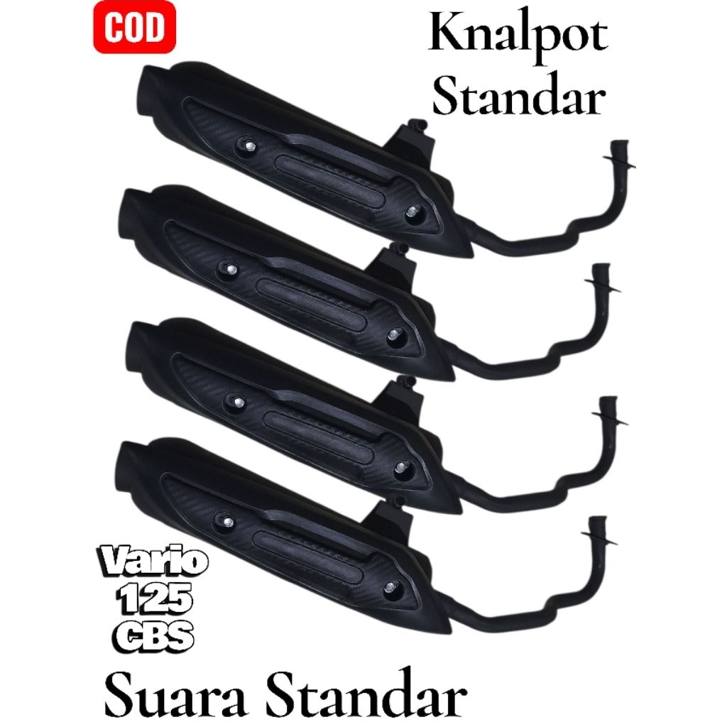 Knalpot Standar Variasi Vario 125 CBS / Vario 125 Techno | Suara Standar Halus