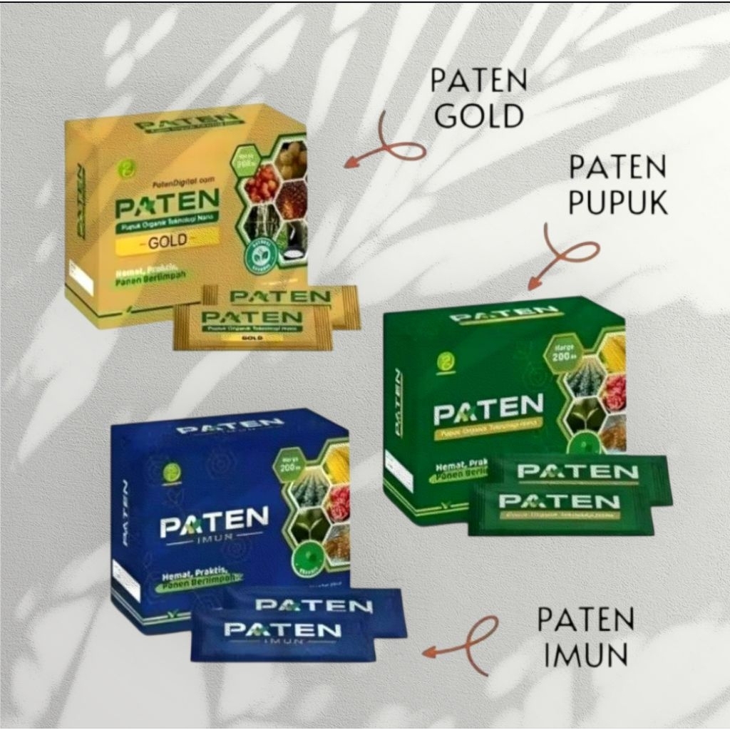 PUPUK PATEN GOLD + PATEN HIJAU + PATEN IMUN