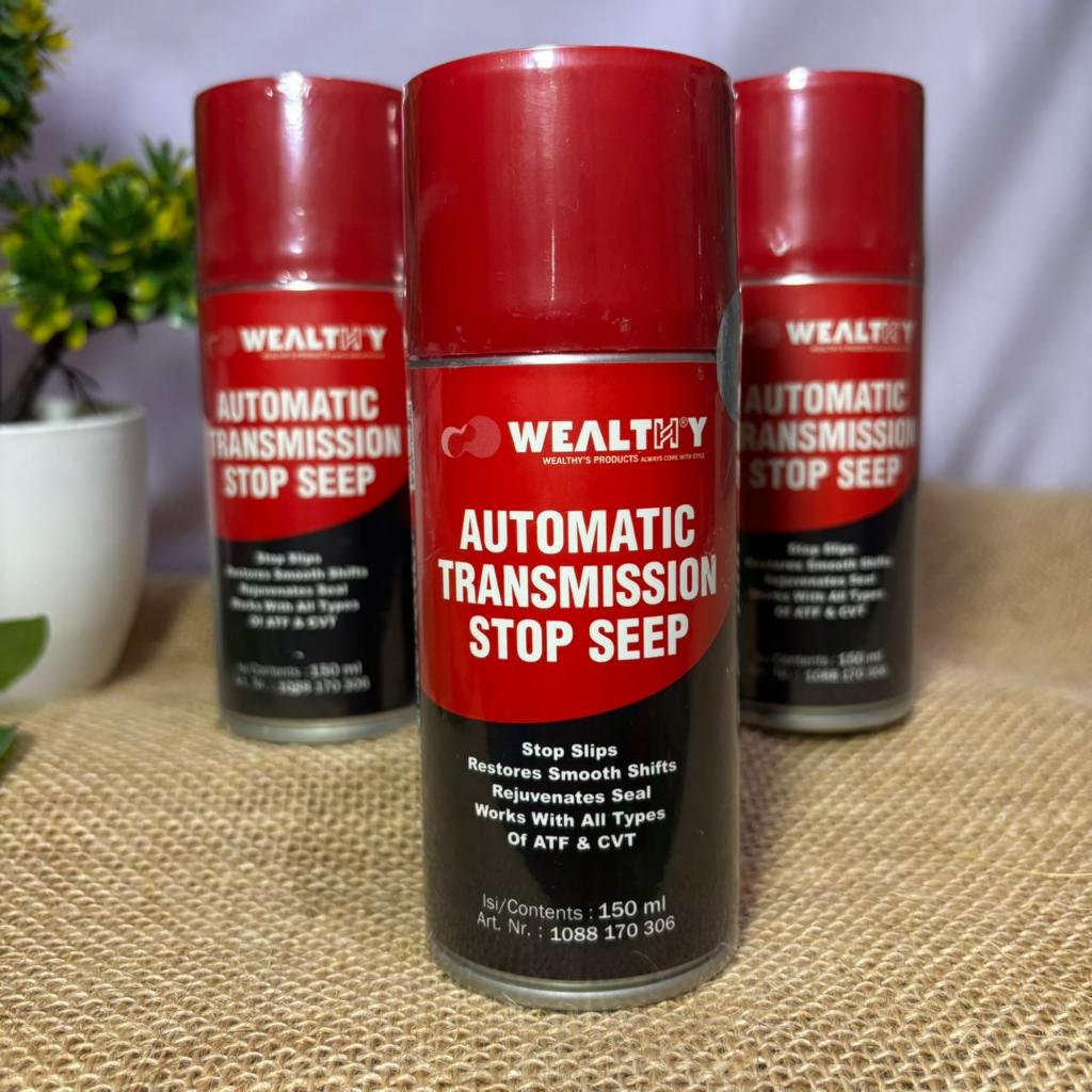 Wealthy Automatic Transmission Stop Seep 150ML Anti Bocor Oli Transmisi Otomatis