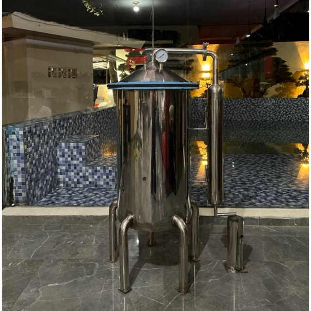 penyulingan / destilasi uap / nilam sereh wangi cengkeh kapasitas 50Liter