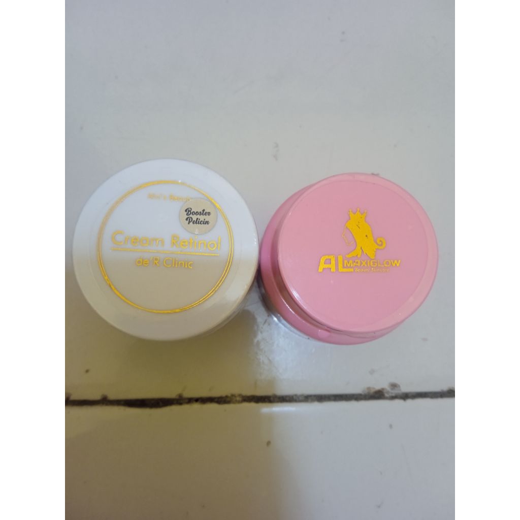 salep pelicin rclinic+ sunscreen almaxiglow dijamin original(BPOM)
