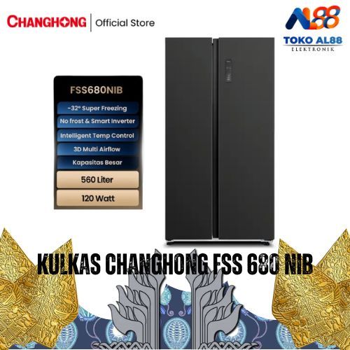 CHANGHONG Kulkas Side by Side FSS680NIB