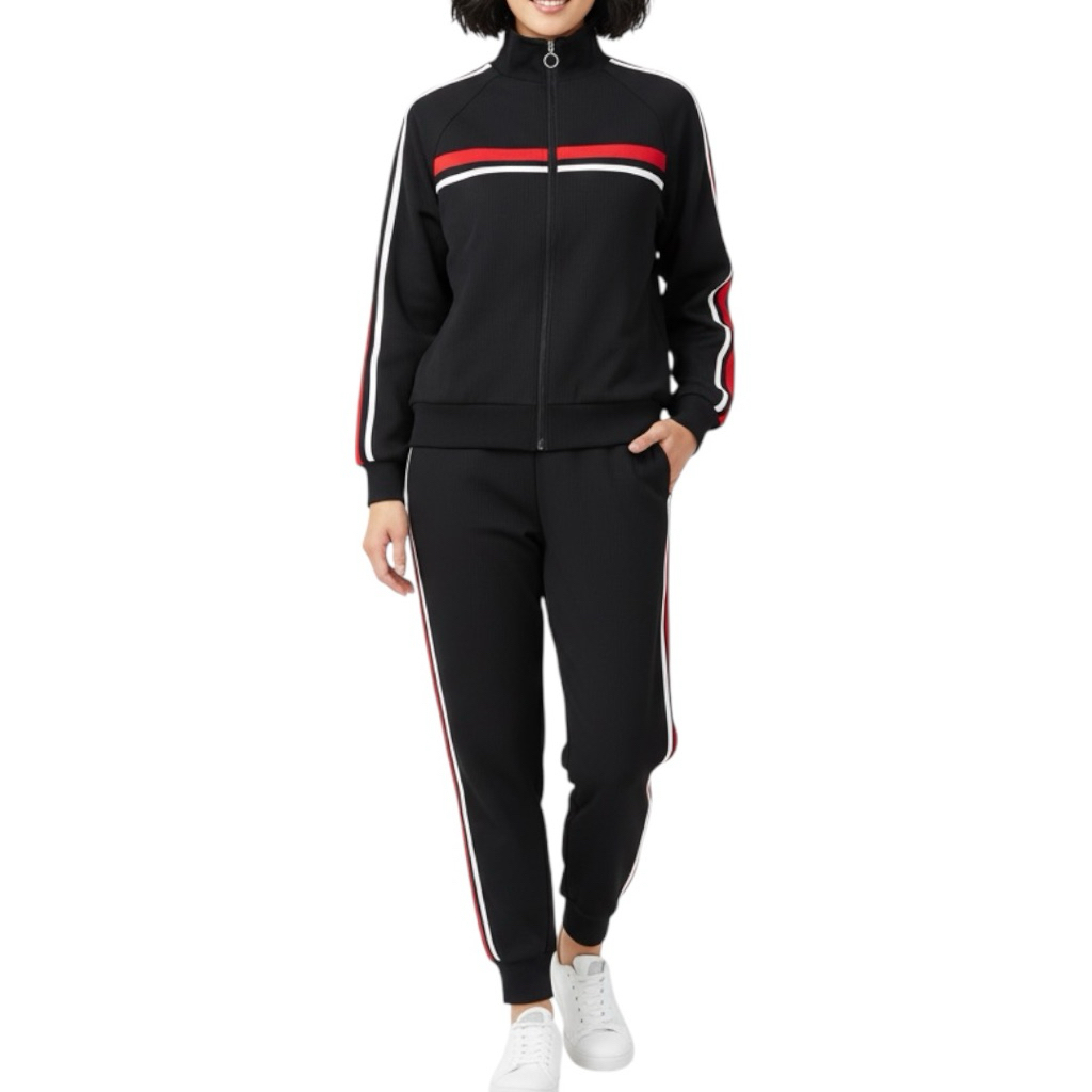 Zara Basic Set Jacket Celana Wanita Hitam Preloved