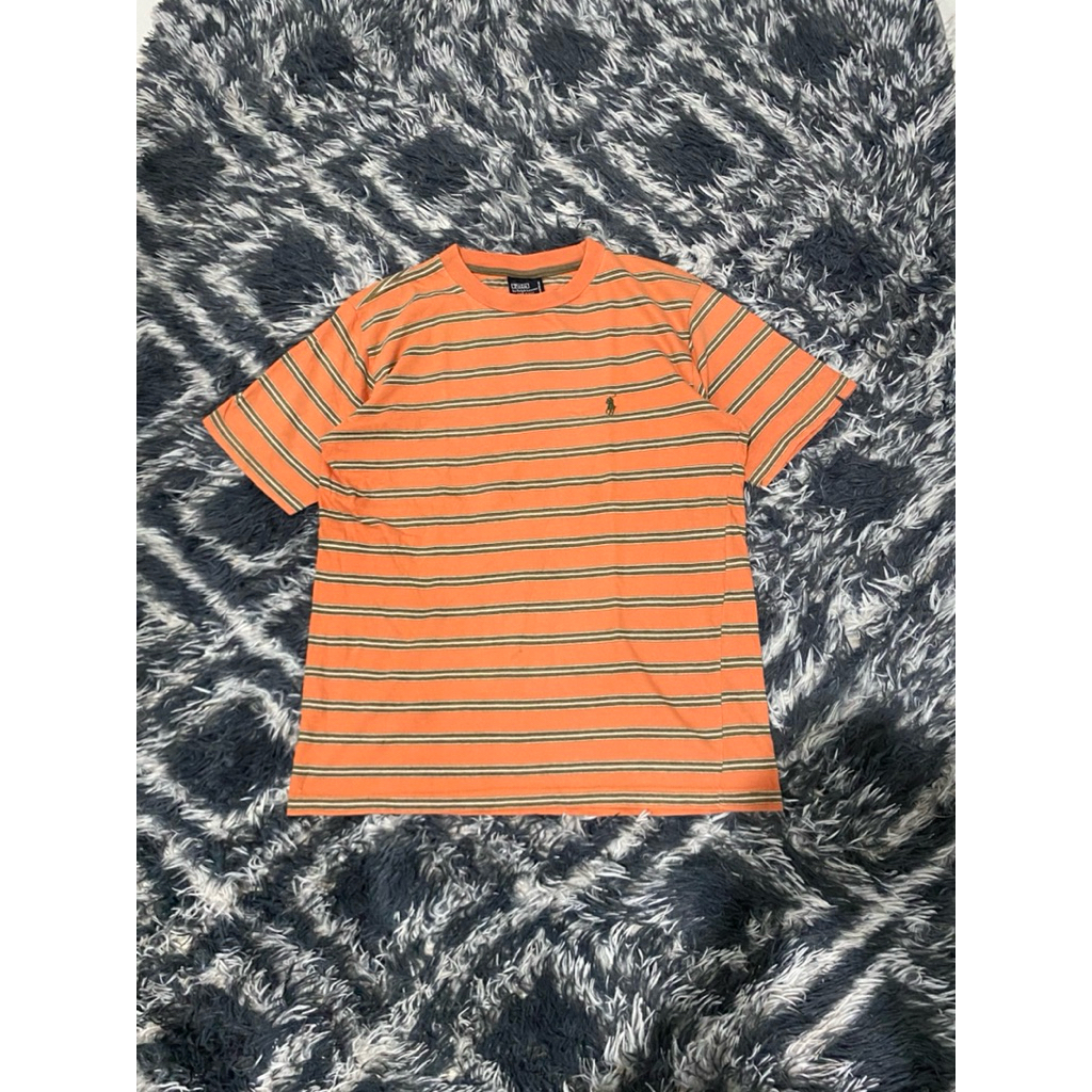 tshirt vintage 90s polo ralph lauren stripe made in usa