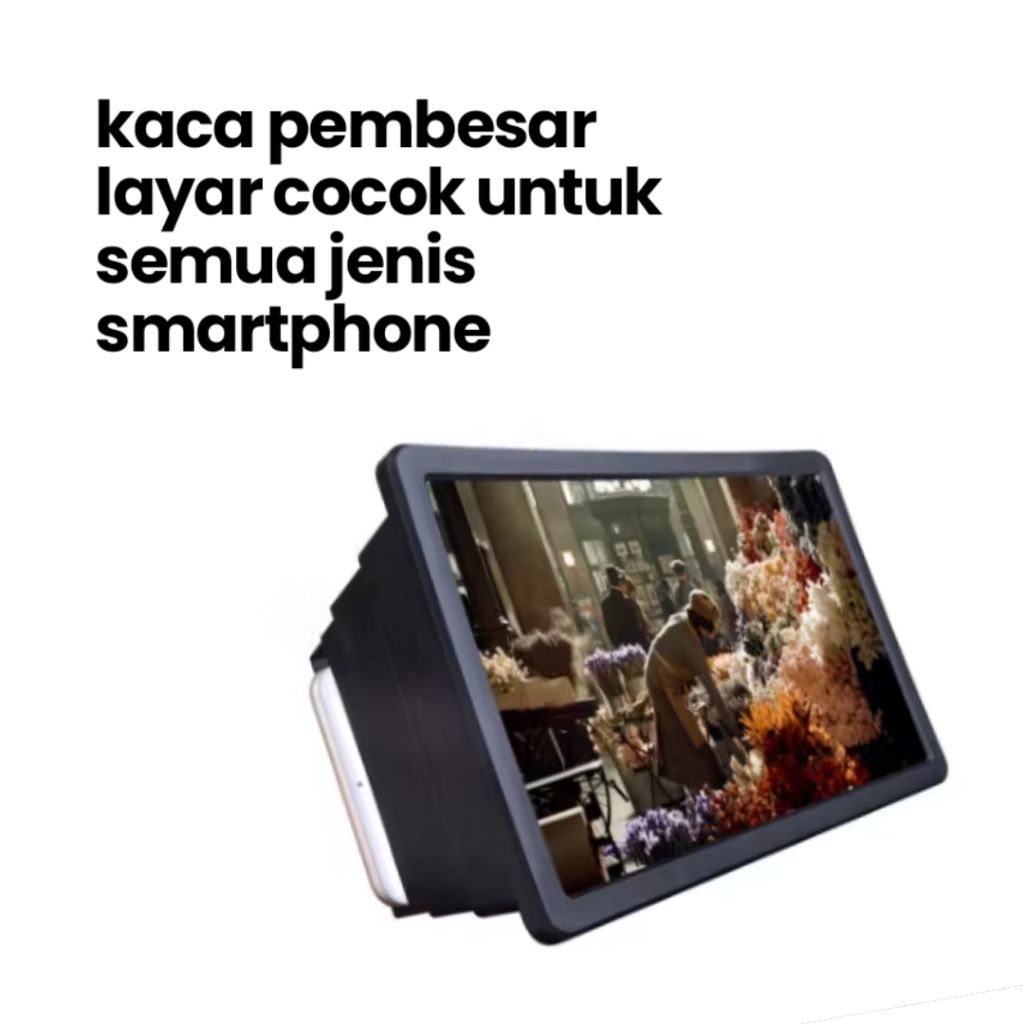 Proyektor Kaca Pembesar Smartphone