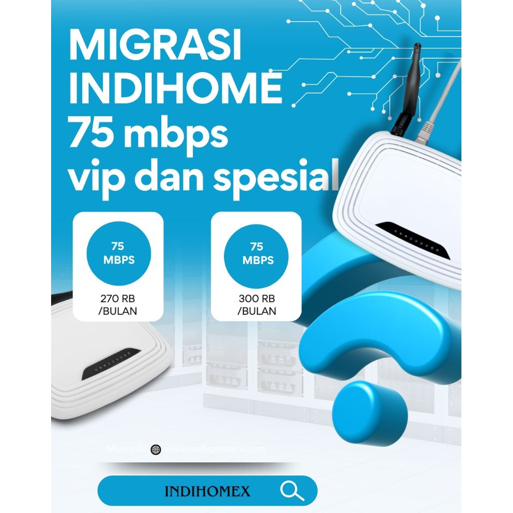 MIGRASI INDIHOME 75 MBPS