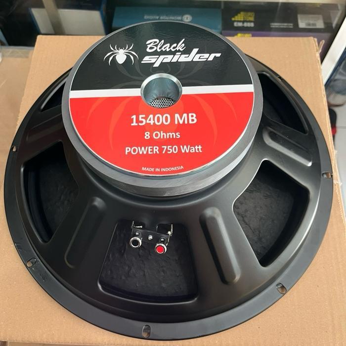Speaker Komponen Black Spider 15400MB 15 Inch Voice Coil 3 Inch 750 Watt Original | Black Spider 154