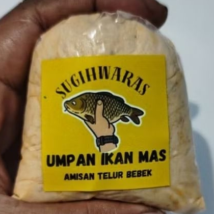 UMPAN IKAN MAS AMISAN TELUR BEBEK