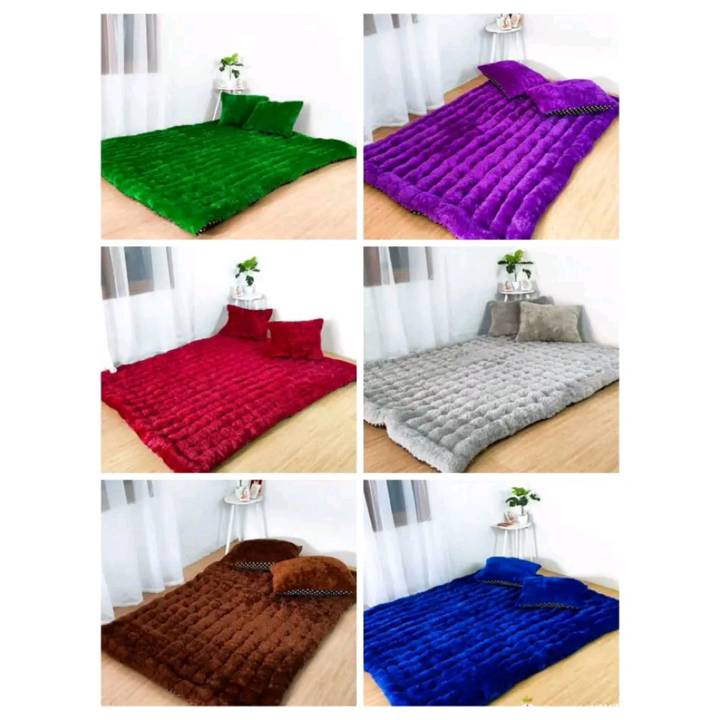 Kasur Lantai Gender Bulu Rasfur P 180 x L 140 cm