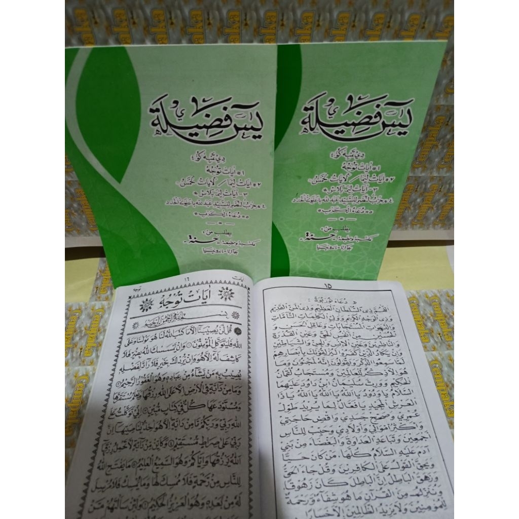 BUKU SURAT YASIN FADHILAH BESAR 14X20 CM HVS PUTIH lengkap dengan doa doa hizib