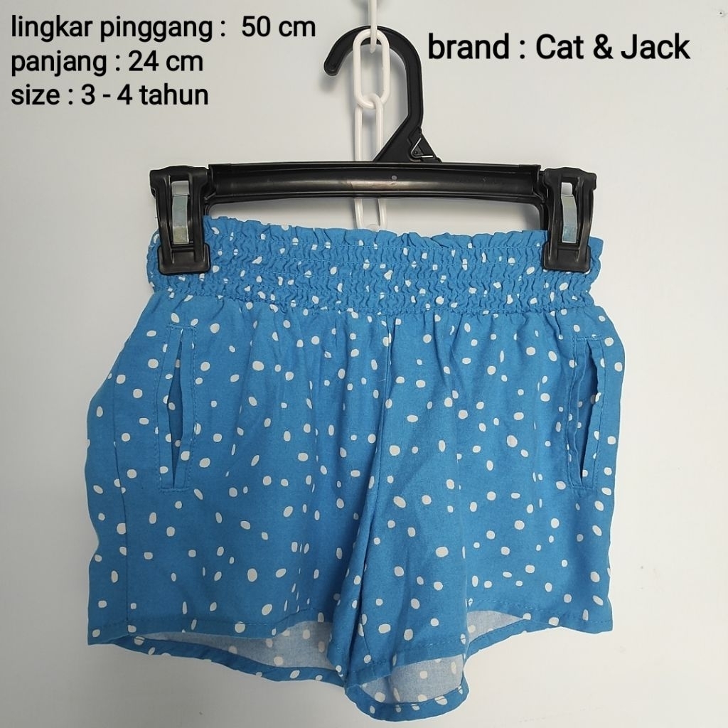 celana pendek anak perempuan "Cat & jack"