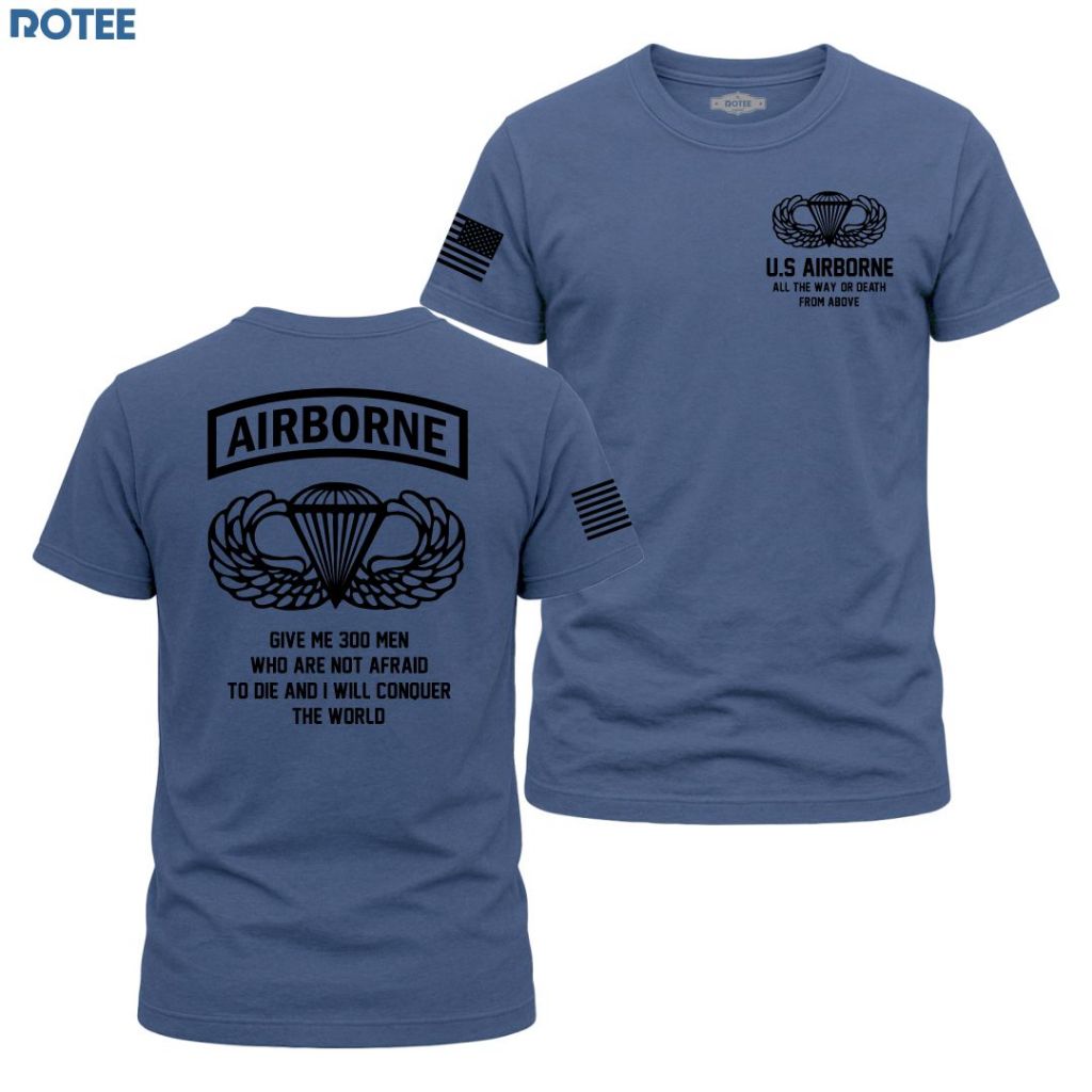 Rotee Kaos Airborne Badge Steel Blue