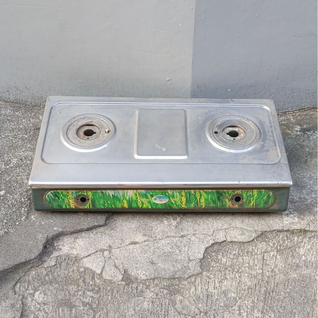 bodi kompor gas korina blue gaz BEKAS