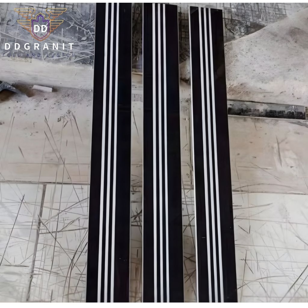 granit plint 10x80 stepnosing hitam polos