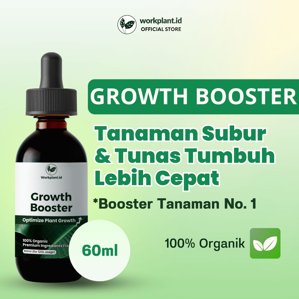 Workplant - Plant Growth Booster Serum Tanaman Hias Untuk Membantu Optimalkan Pertumbuhan & Memperce