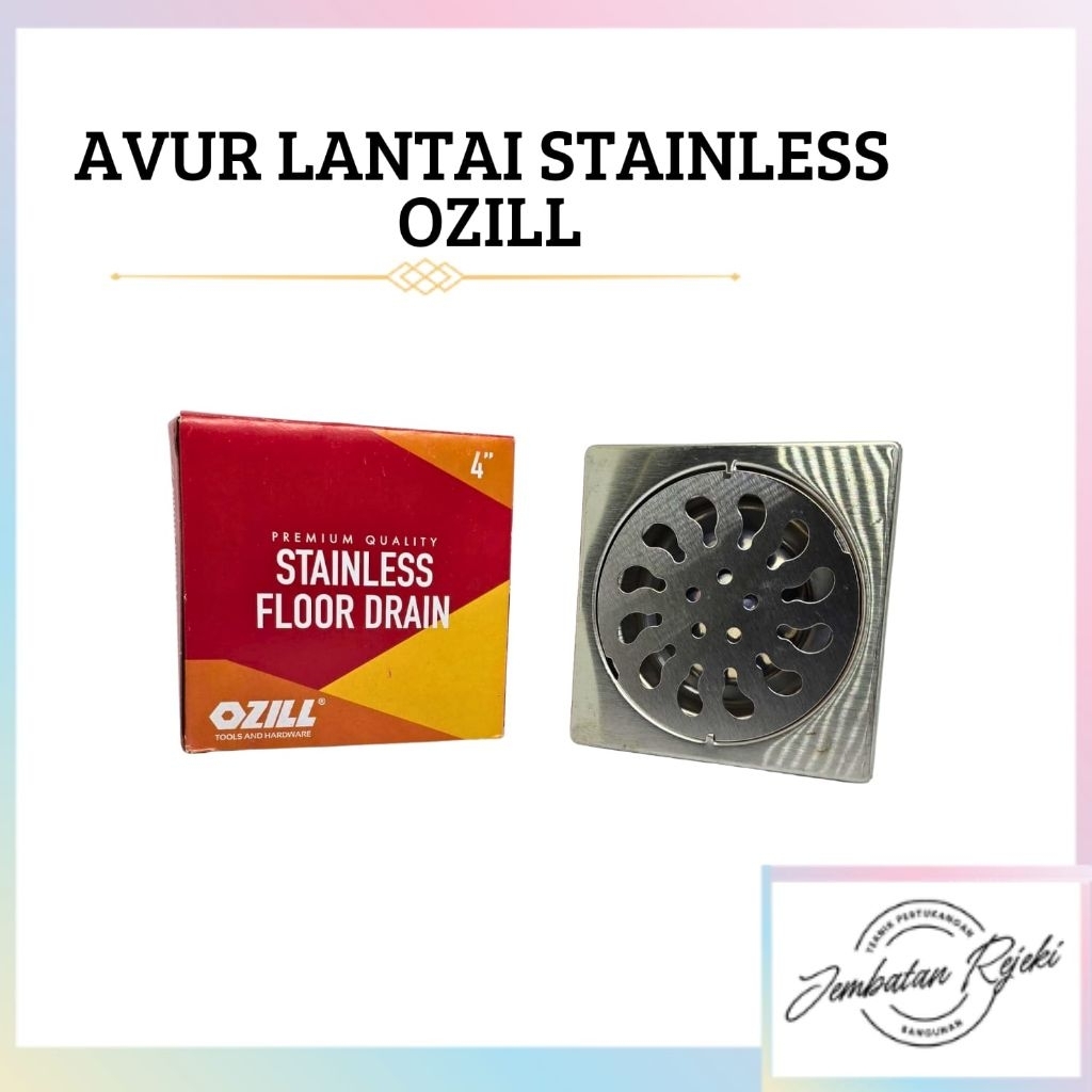 SARINGAN GOT AVUR LANTAI STAINLESS