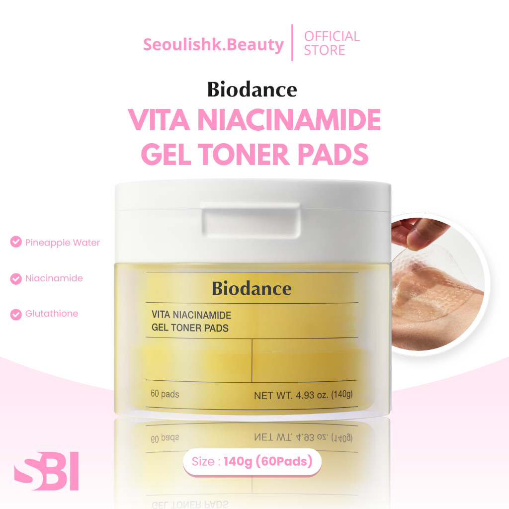 BIODANCE Vita Niacinamide Gel Toner Pads ( 60 Pads )