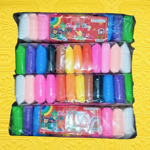 Philos Magic Clay 12 Warna Mainan Plastisin Warna Warni