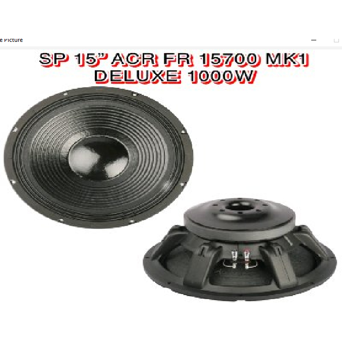 ACR Deluxe 15700 15inch Speaker