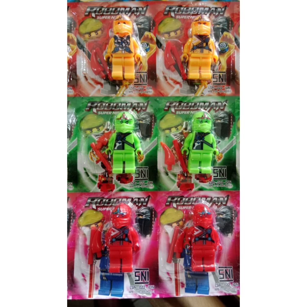 MAINAN LEGO MINIFIGURE NINJA MT