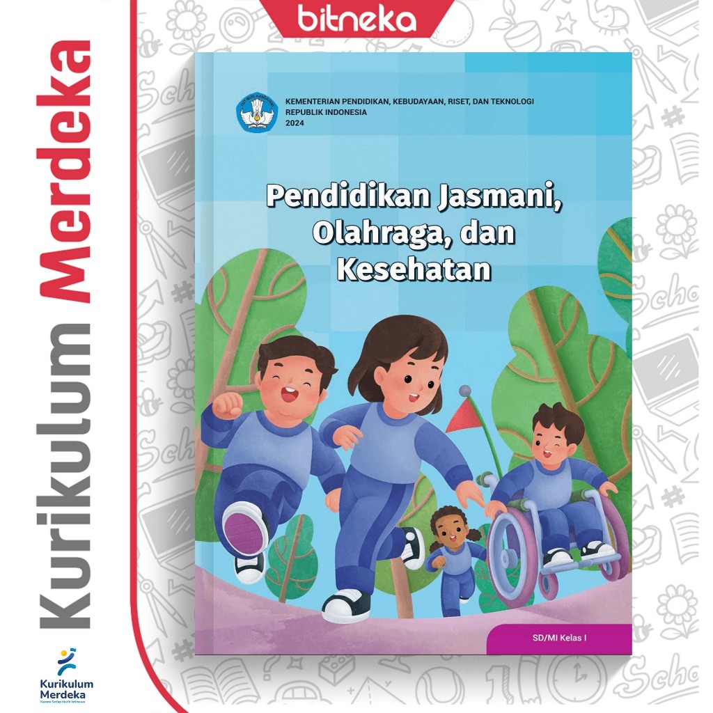 Buku Siswa PJOK New Untuk SD/MI Kelas 1 Kurikulum Merdeka-Kurmer