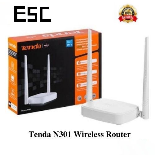 ESC ROUTER WIFI TENDA N301 N 301F3F6 DYAL AC6 N-301 NIRKABEL EastStupRouter dual band