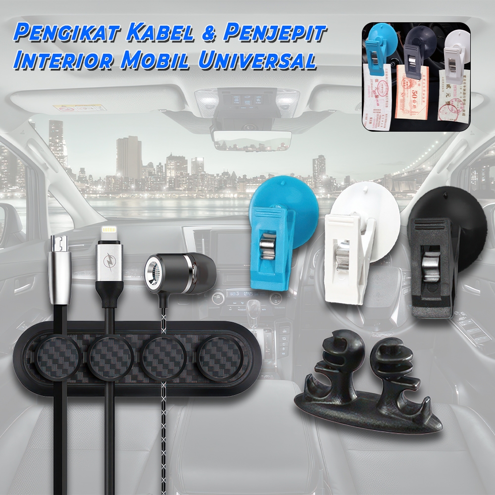 Pengikat Kabel Dan Penjepit Interior Mobil Aksesoris Dasbor Mobil Tali Kabel Dan Penjepit