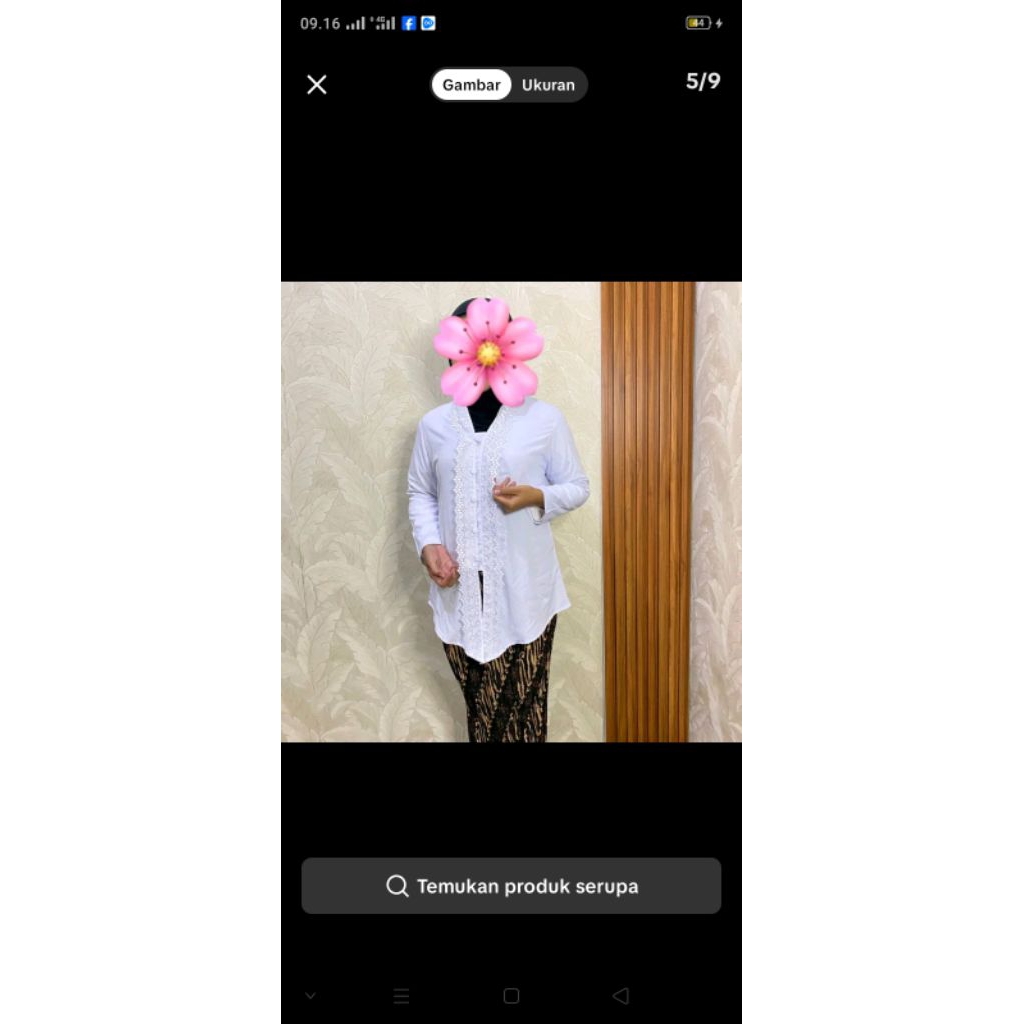 KEBAYA ENCIM BORDIR RENDA