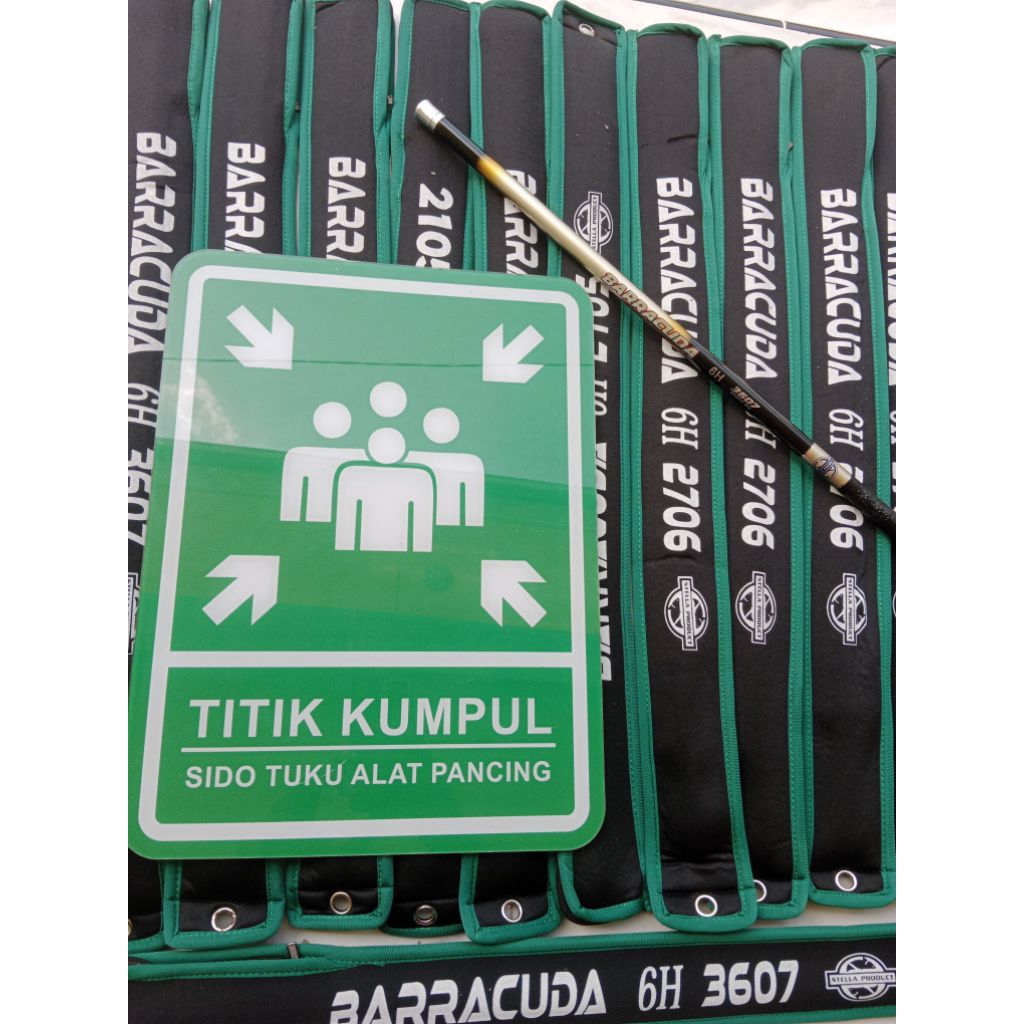 tegek stella baracuda uk 270,360,450 bonus ujung 2&3 gratis packing pipa pvc