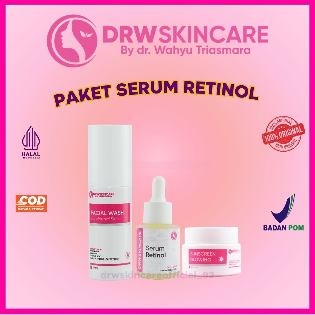 Paket Custome DRW Skincare Flek  Paket Kecantikan untuk kulit flek  Bpom / DRW