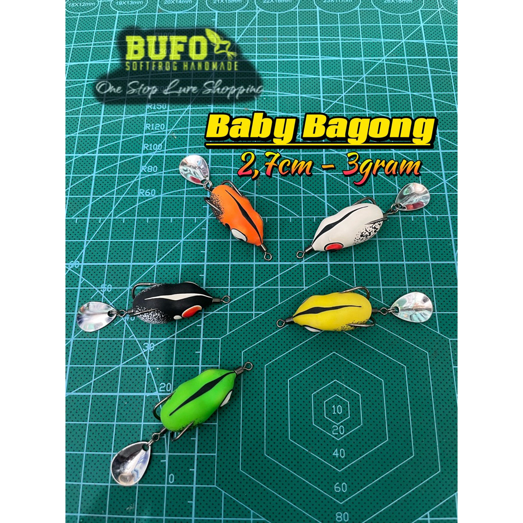 SOFT FROG BUFO BABY BAGONG 2,7CM - -+3GRAM