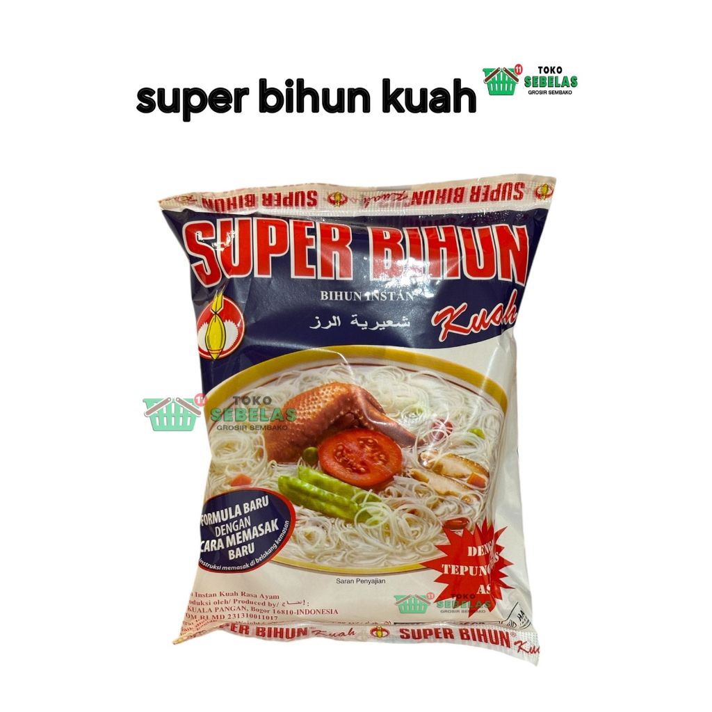 mie super bihun kuah instan
