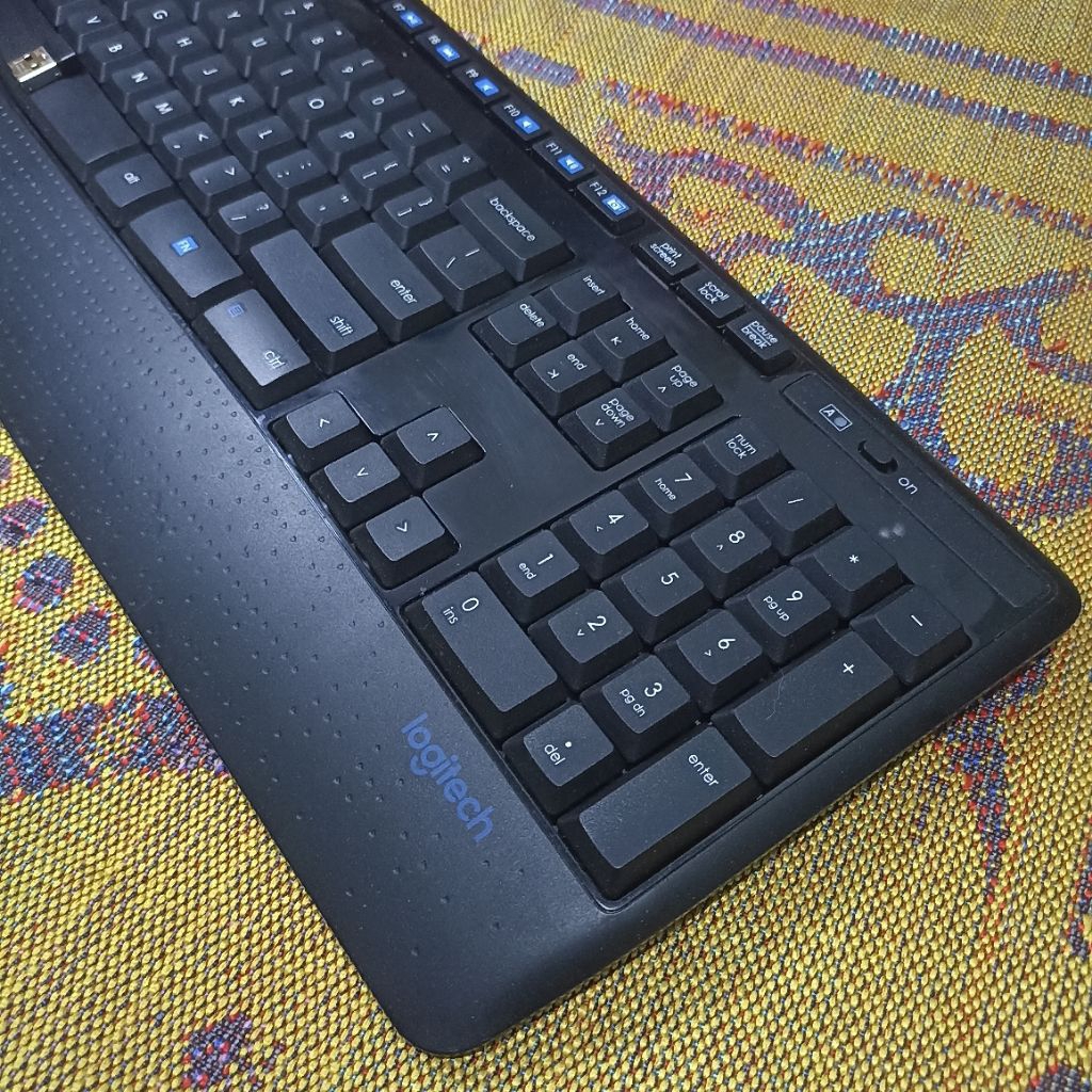 Keyboard Logitech K345 Kondisi Second Original