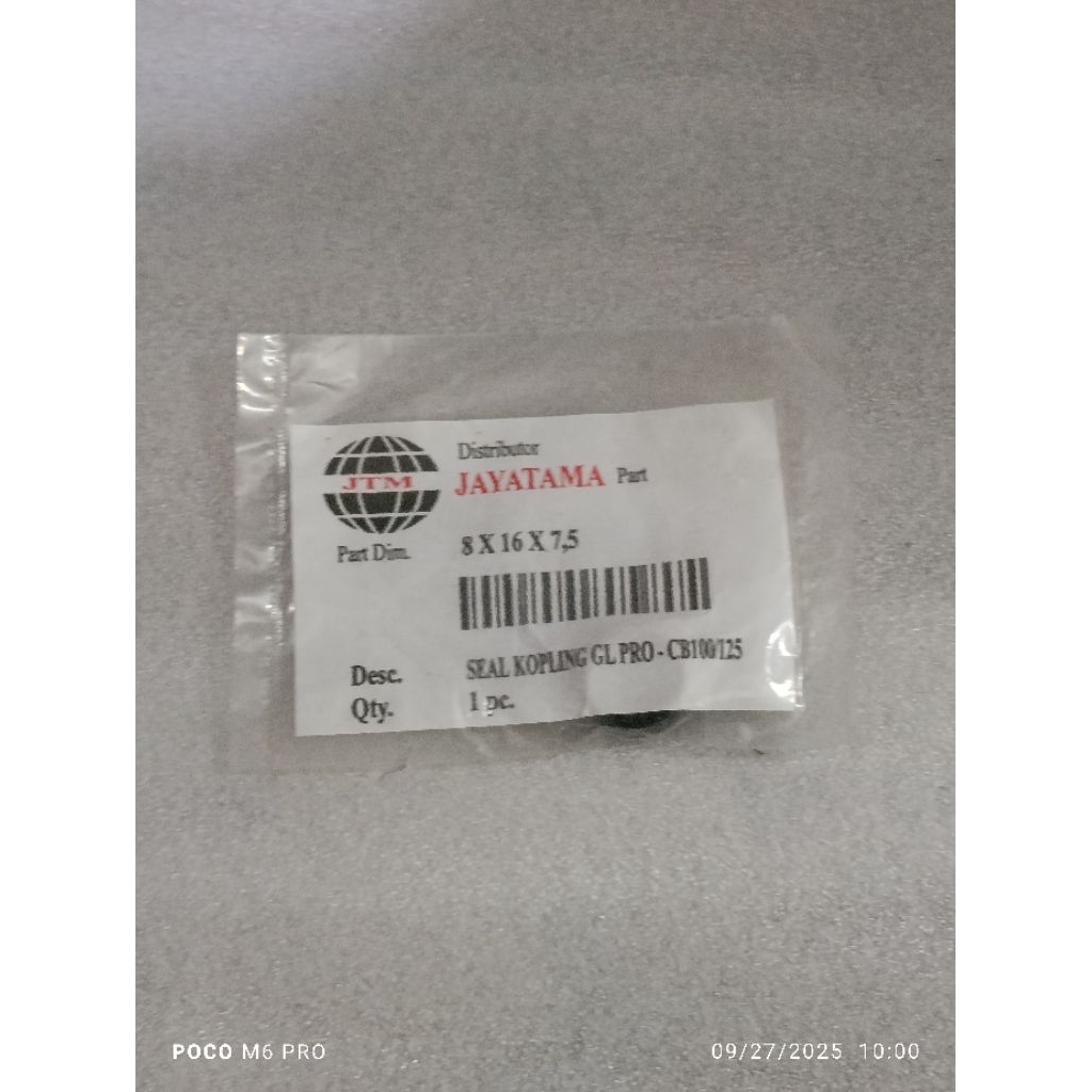 [1 PCS] SEAL SHOCK BELAKANG SUPRA GRAND ALFA JUPITER Z MERK JAYATAMA/ACAK