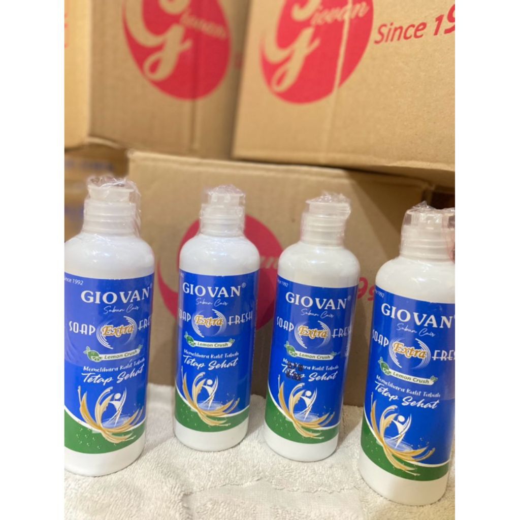 Sabun giovan fresh lemon crush 240ml Sabun bayi Biang keringat/sabun antiseptik