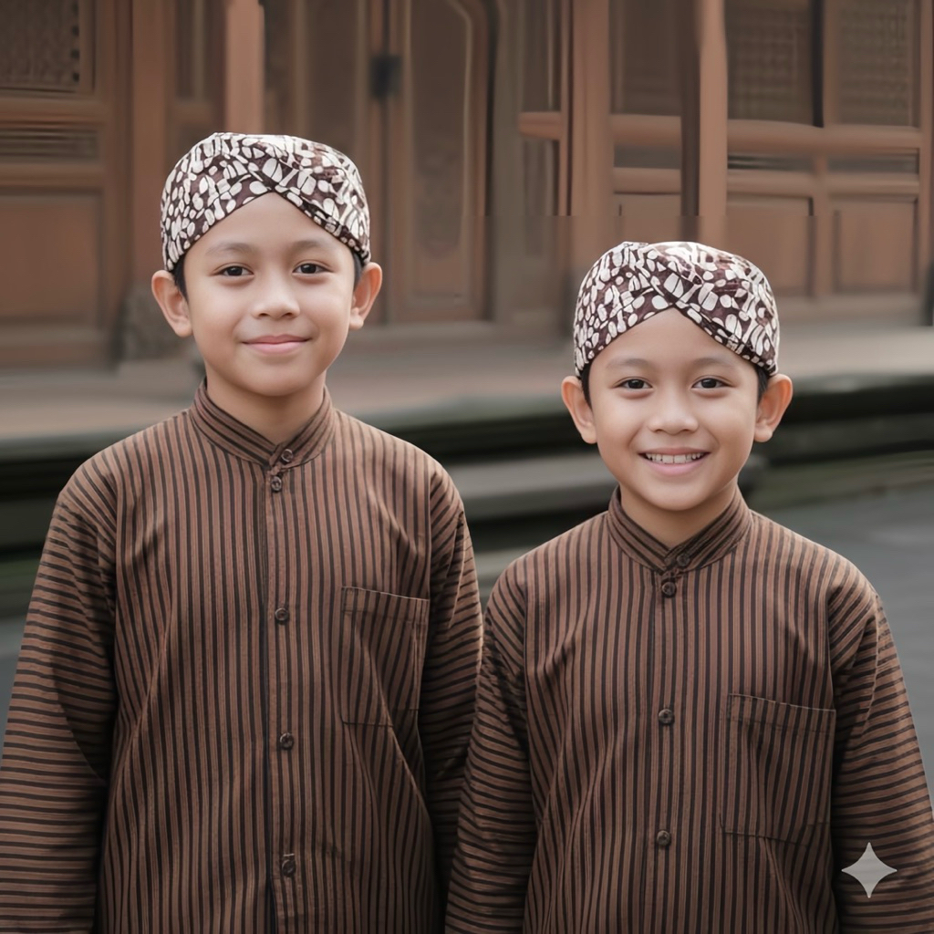 BLANGKON ANAK BLANGKON JOGJA BLANGKON BATIK ADAT JAWA