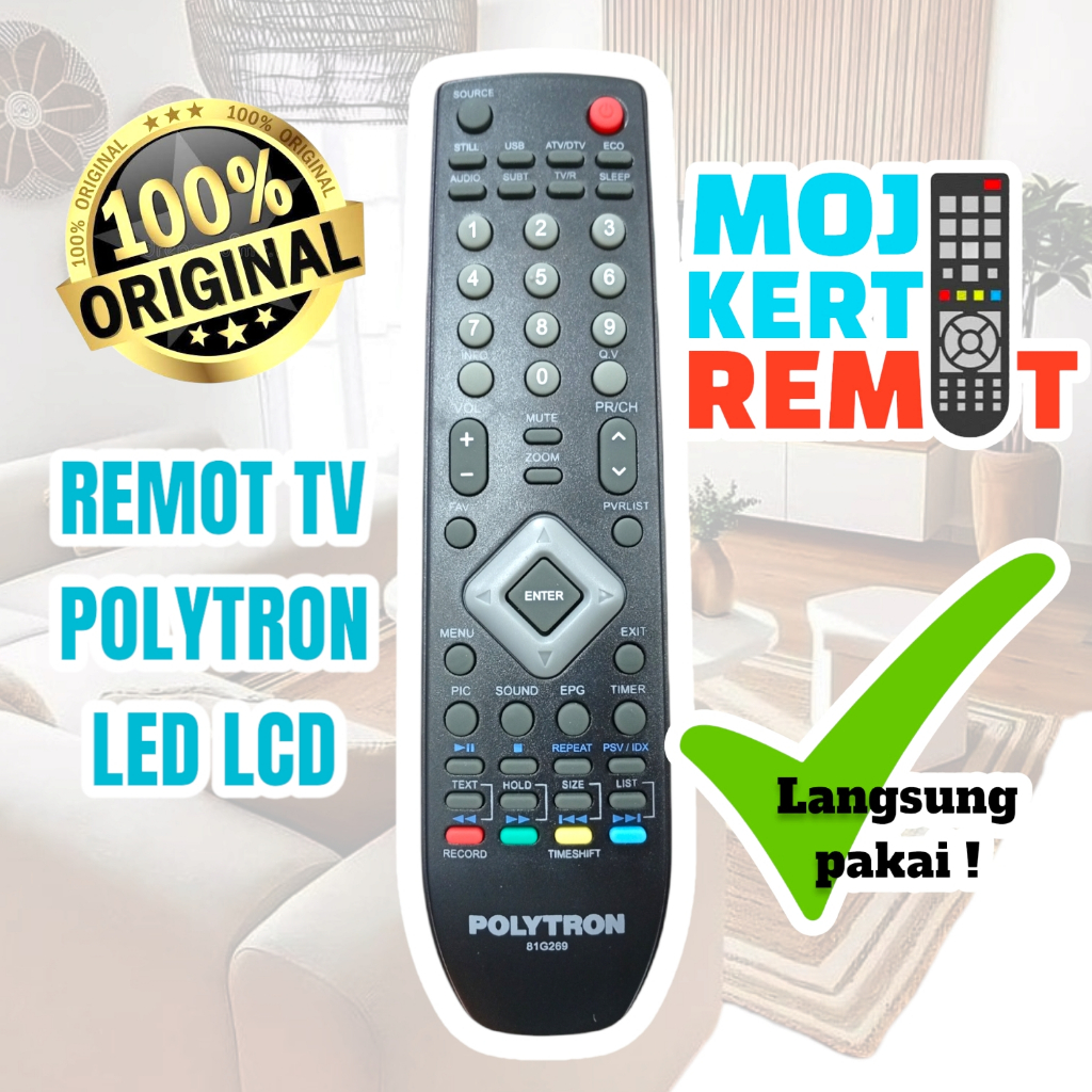 REMOTE TV POLYTRON LED LCD ORIGINAL
