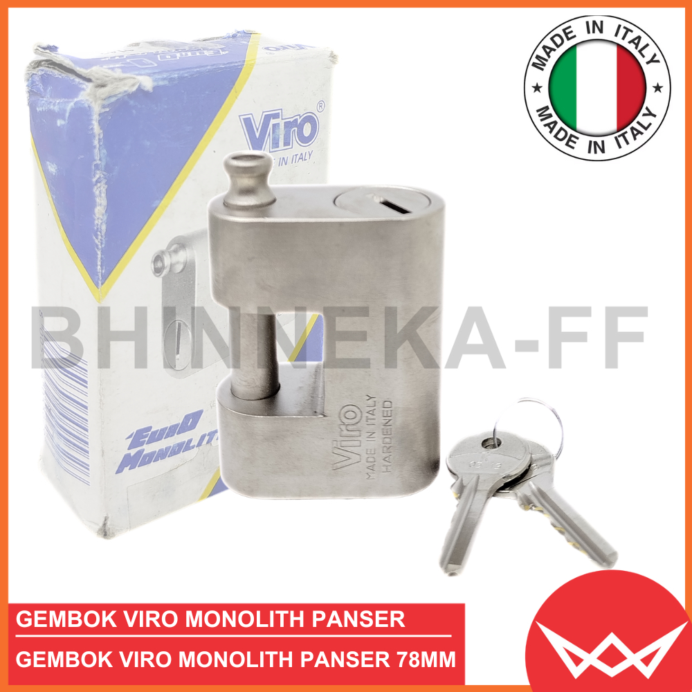GEMBOK PADLOCK MONOLITH PANZER VIRO CYLINDRICAL 78MM
