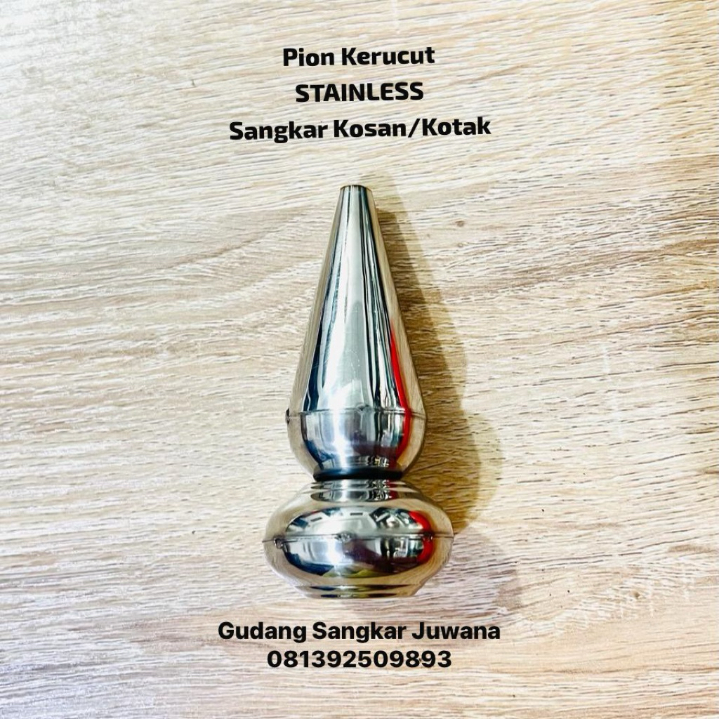 Pion Kerucut STAINLESS Sangkar Kosan/Kotak
