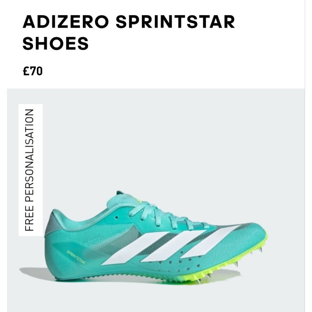 sepatu atletik adidas Sprintstar Spikes shoes athletic original