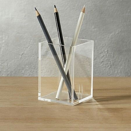 KOTAK PULPEN PENSIL AKRILIK BENING