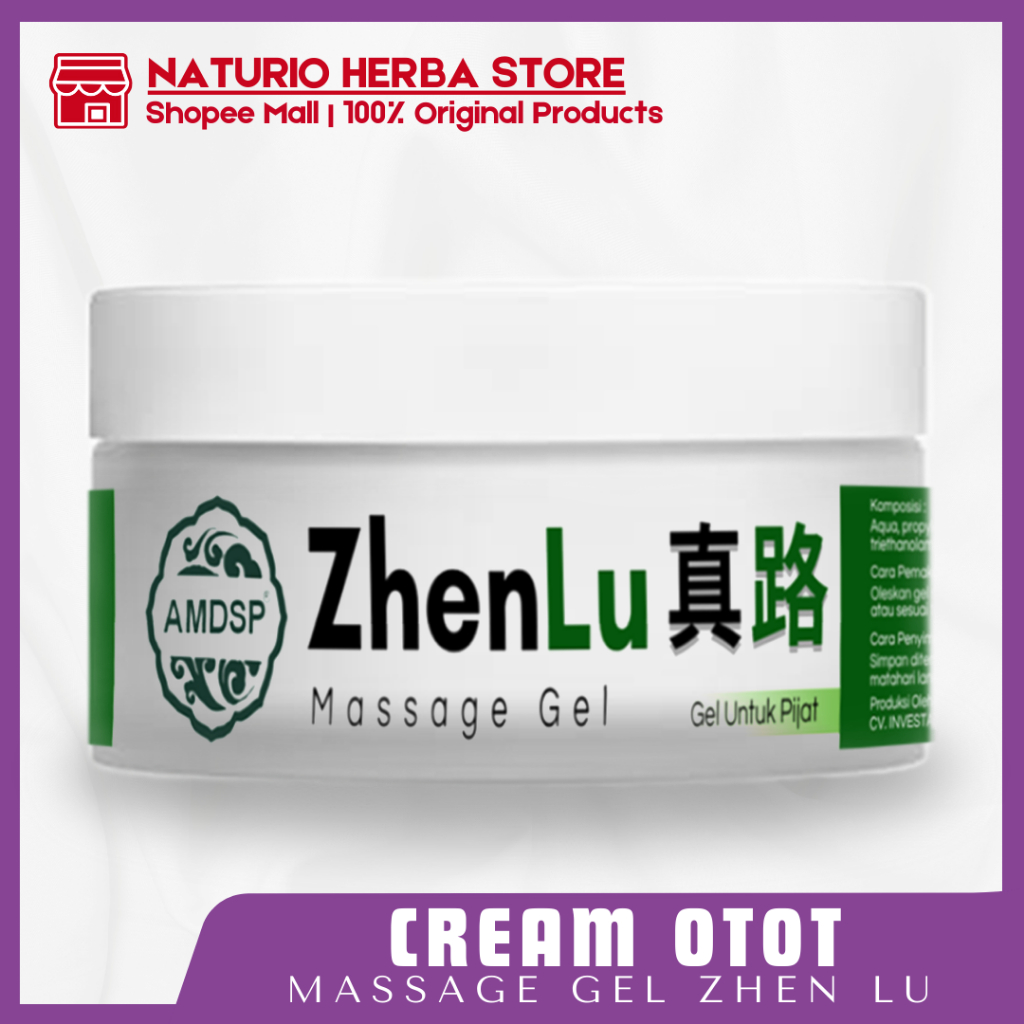 Ampuh 100% ORIGINAL | Massage GEL Zhen Lu | Cream Otot Pereda Nyeri | Cream Pijat Hangat Bebas Nyeri