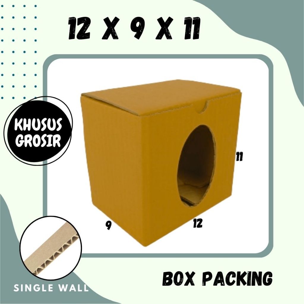 Box Mug 12x9x11 Kardus Gelas Dus Hampers Packing Kotak Kemasan Karton Souvenir Gelas