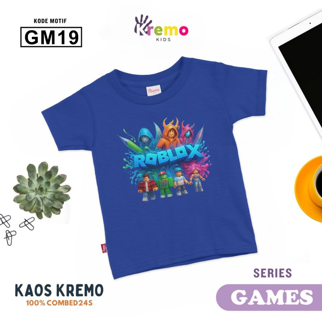 KAOS ANAK PREMIUM MOTIF ROBLOX