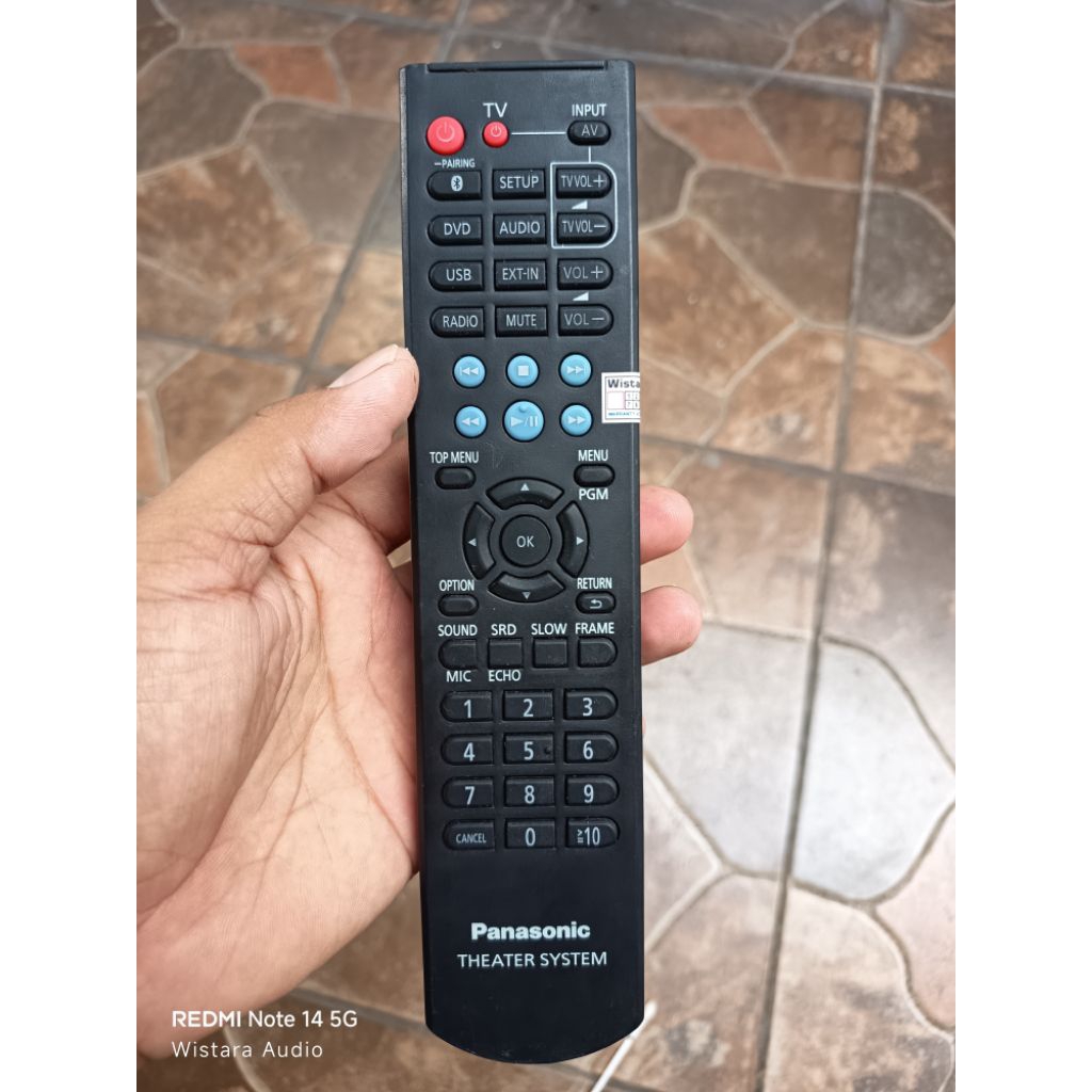 Remote home theater panasonic xh333&xh315{second}