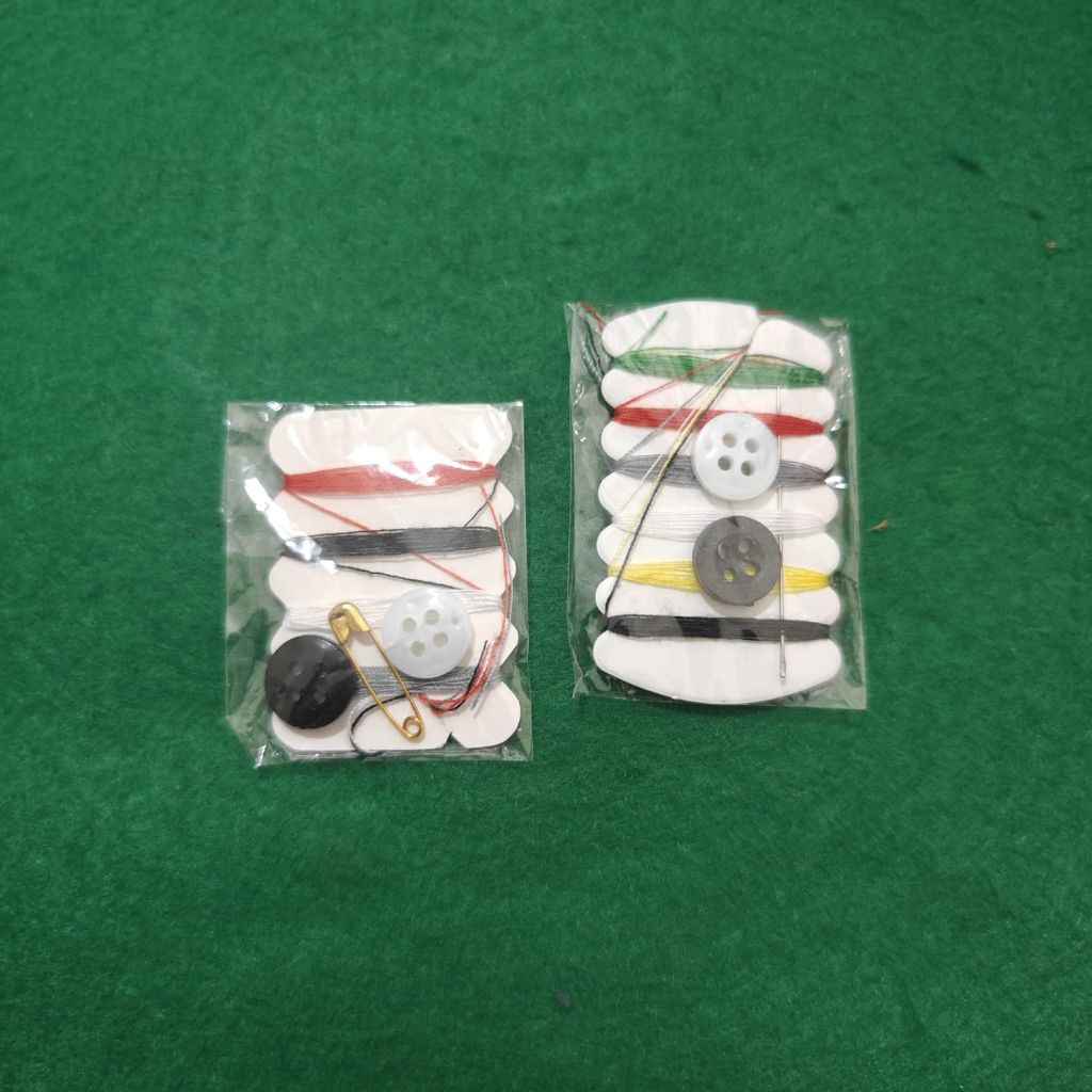 Sewing kit, perlengkapan menjahit hotel ( 100 pcs )