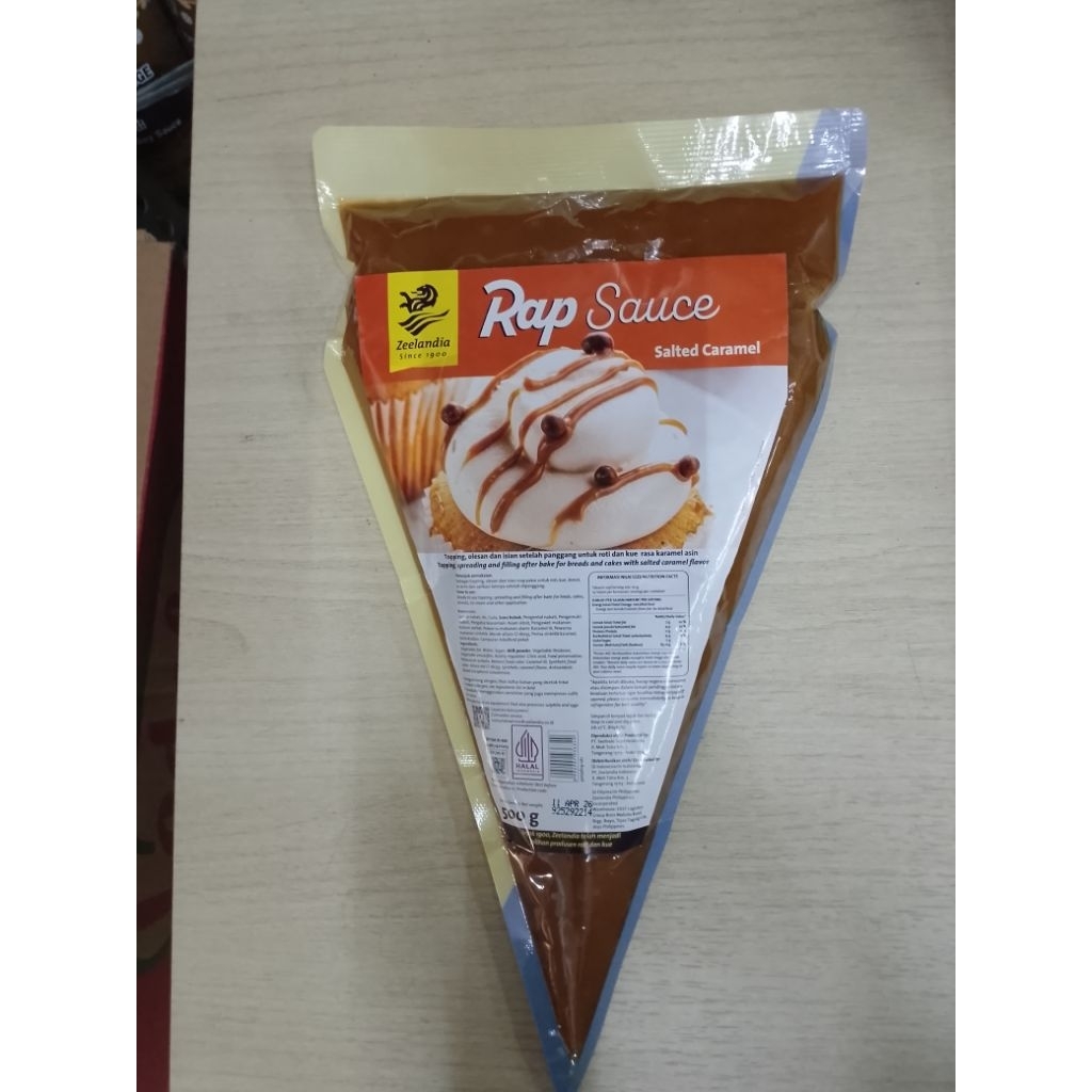 SALTED CARAMEL KEMASAN 500GRAM / RAP SAUCE ZEELANDIA SALTED CARAMEL