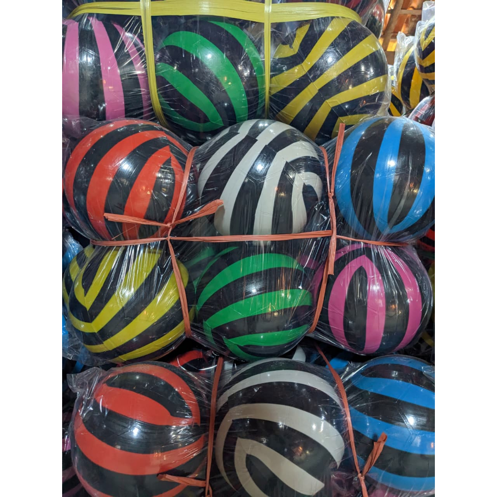Bola Sepak Plastik 6 Pcs Bola Mainan Anak/Bola Besar Plastik